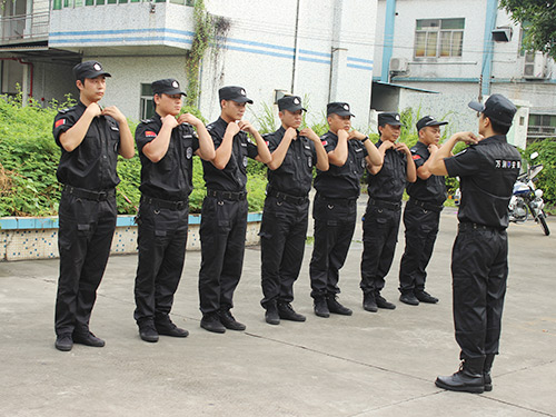 东莞安保训练
