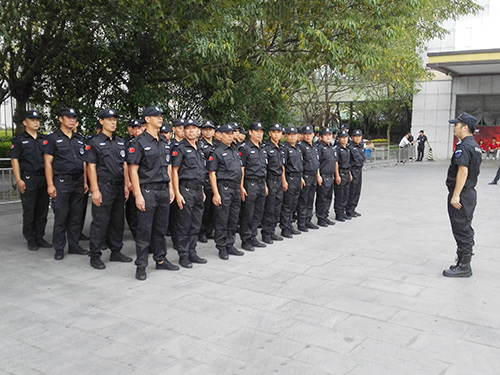 东莞万润安保日常训练